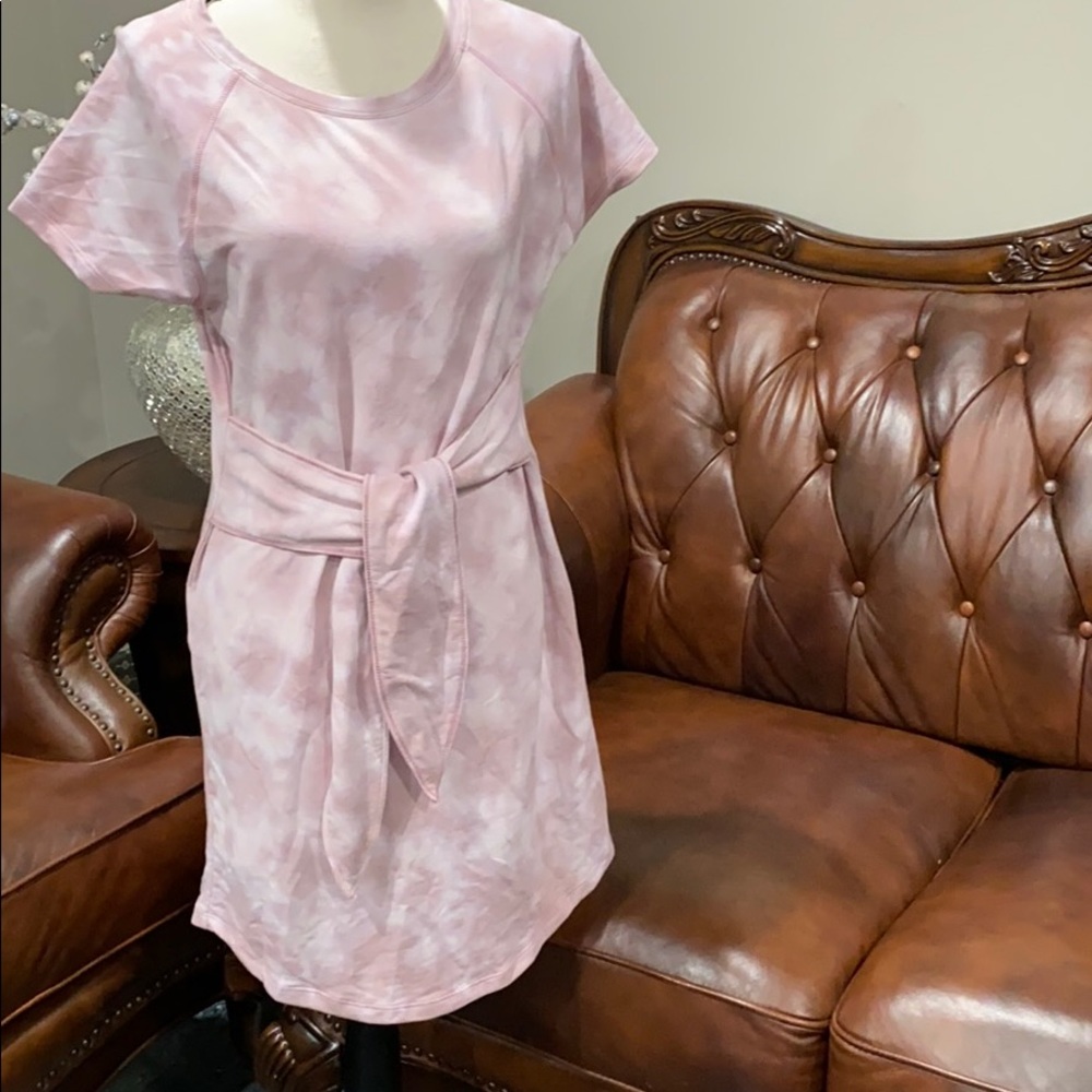 - Women's Ideology Active Wear Dress Pink De… - Picture 2 of 6